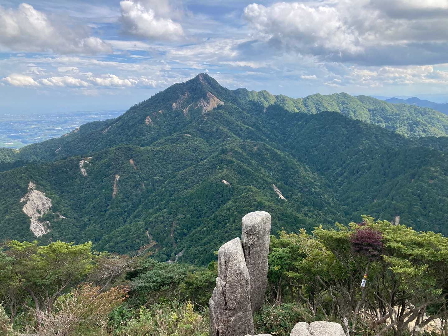天指岩からの鎌ヶ岳