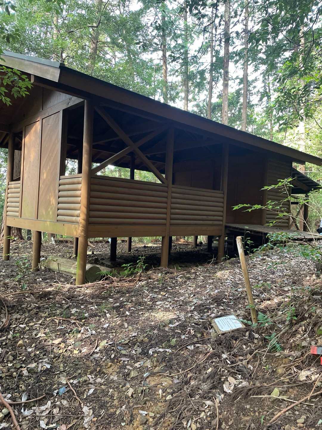 🛖ここで会った人が🦌のツノを持ってました
作業道から登って来て戦利品だそう😤