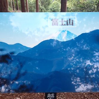 越生最高峰だけに立派な案内板が設置されてました。