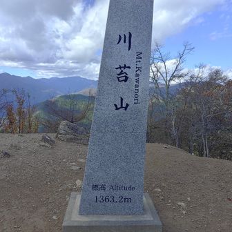 川苔山山頂