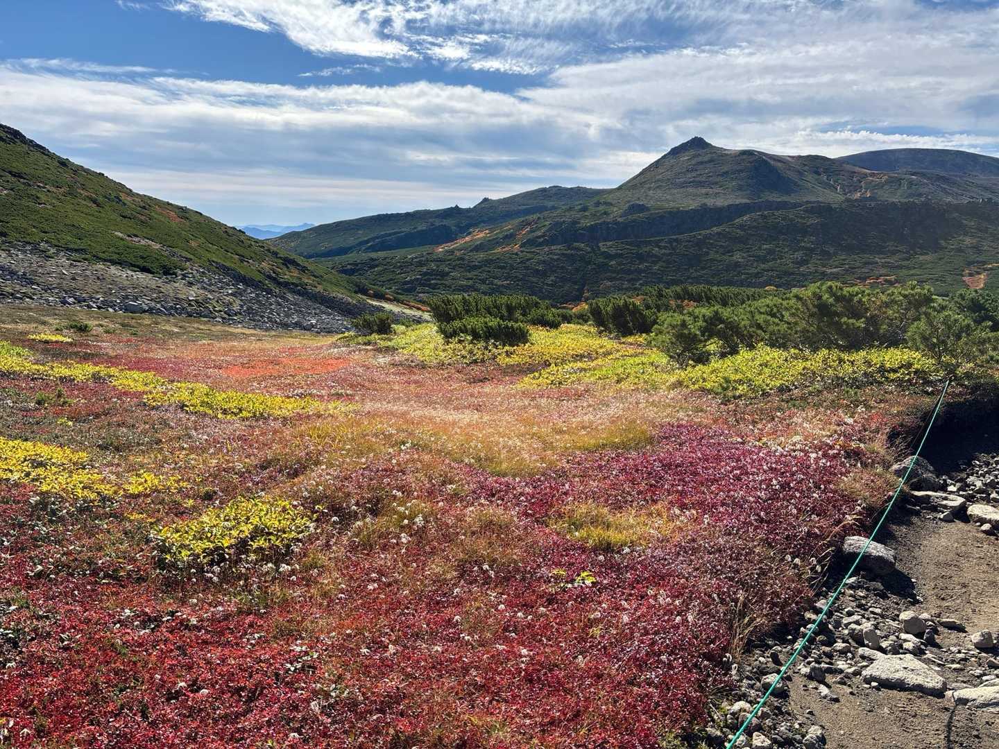 七合目登山事務所-黒岳-北海岳 往復コースの写真