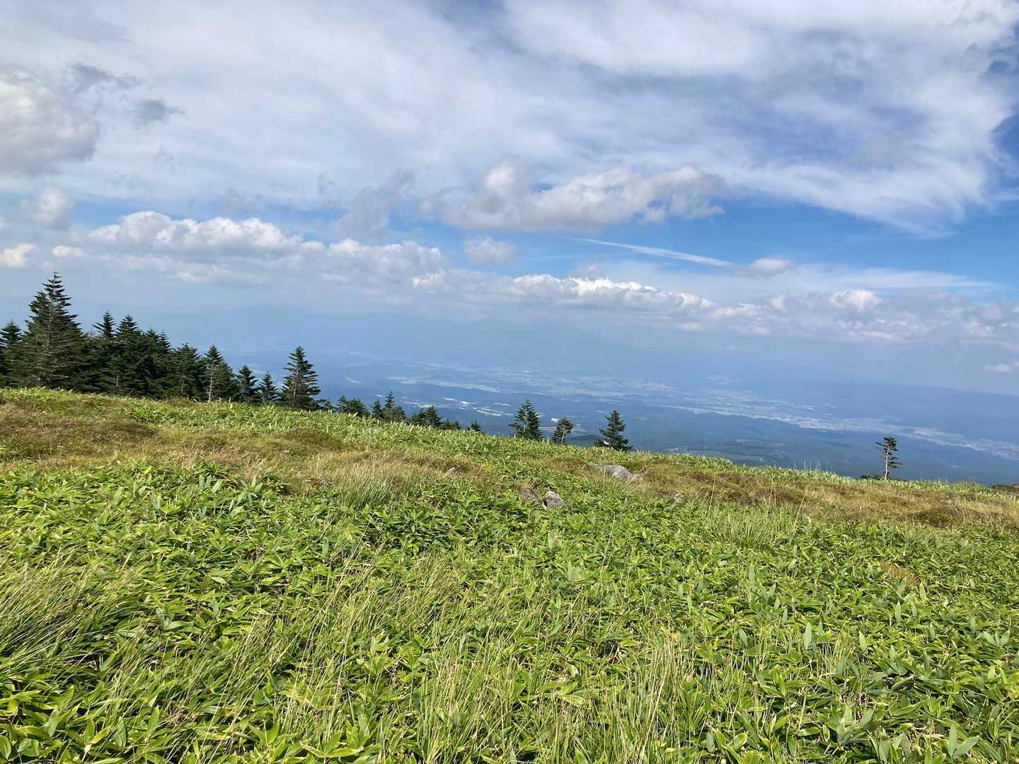 双子山からの眺望
風が心地よかった