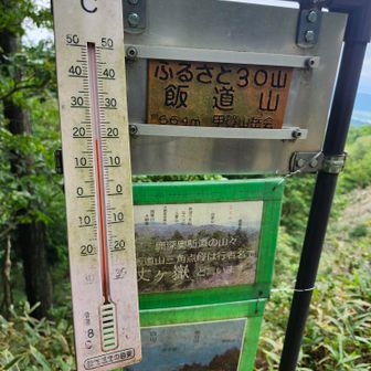 頂上の気温19度、涼かったです😃
少し早いけど、ここで昼御飯を食べました😋