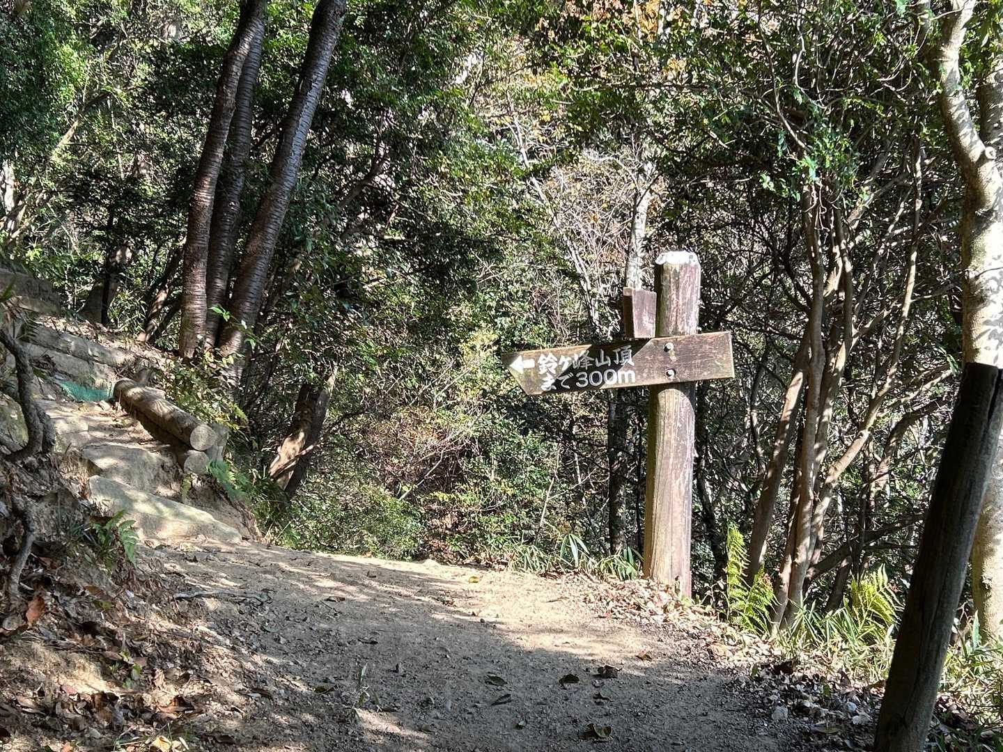 新井口駅-憩いの森入口-鈴ヶ峰-鈴ヶ峰-鈴ヶ峰登山口 縦走コースの写真