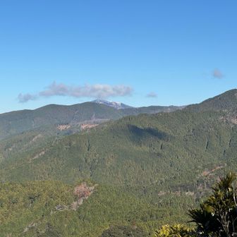 遠くに綿向山が見えましたが、やっぱ雪景色☃️