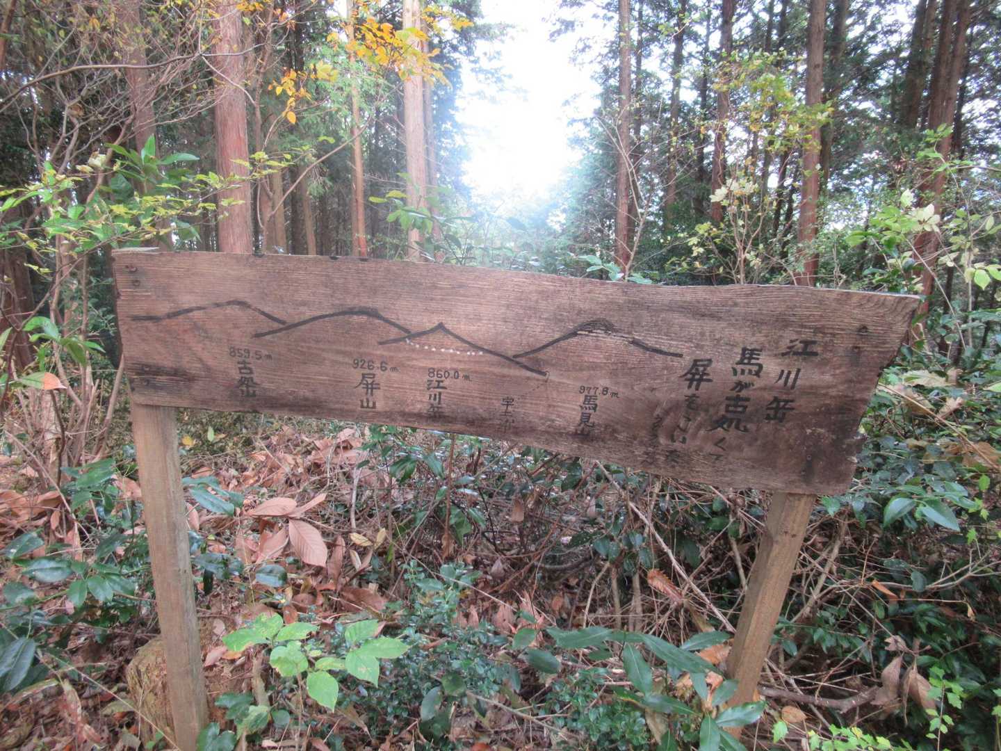 嘉穂アルプス方面⛰️
木々大きくなり年々見通しが
・・・😒