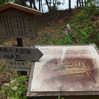 ぐるっと山全体が要塞化され、日本五大山城にふさわしい遺構の数々。