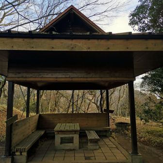 少し登ると立派な休憩所