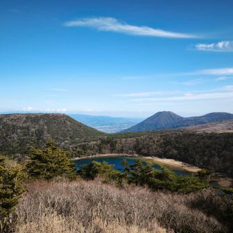甑岳（こしきだけ）と夷守岳（ひなもりだけ）