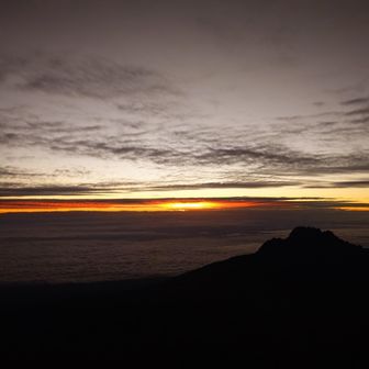 夜明け。
朝を感じます。
日が昇ると気温が上がり始めます。