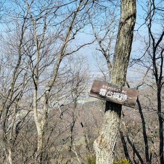 霜台城跡に到着
