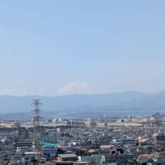 うーーっすら🗻