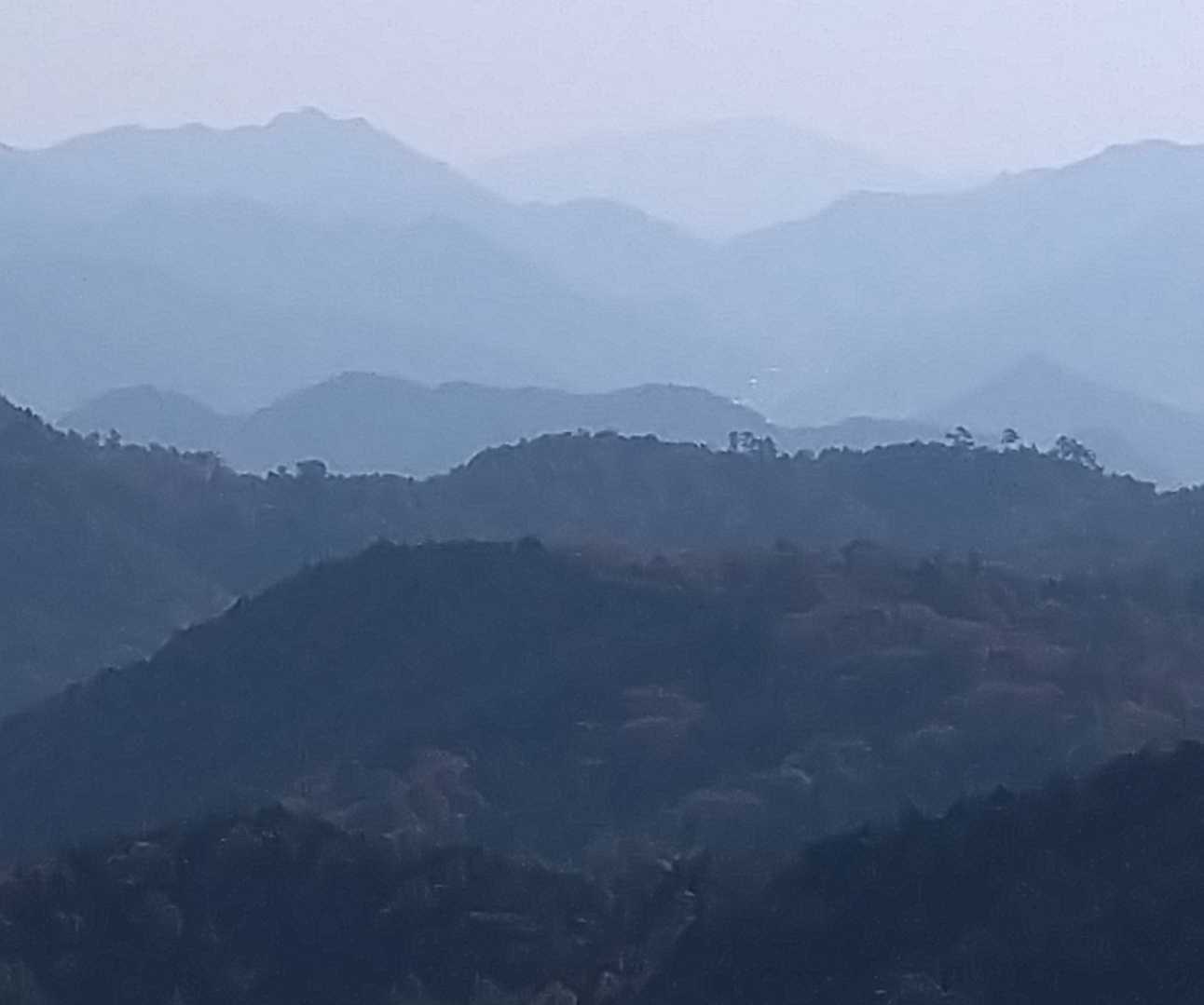 稜線がたくさん❗奥行きを感じる、この光景、ちぇくさん大好きです。