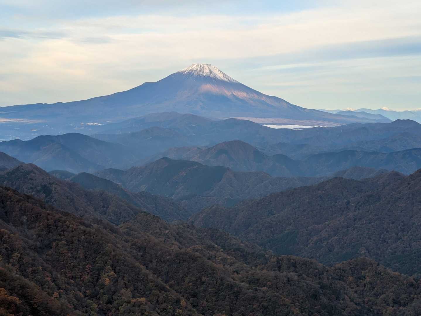 富士山と丹沢山塊