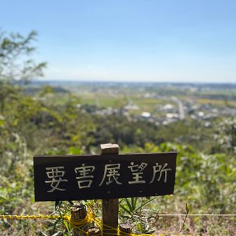 るんるんしてたら要害展望所まで来ちゃったよ！

またYAMAPにブ〜❌言われるルートになってしまった…🙃