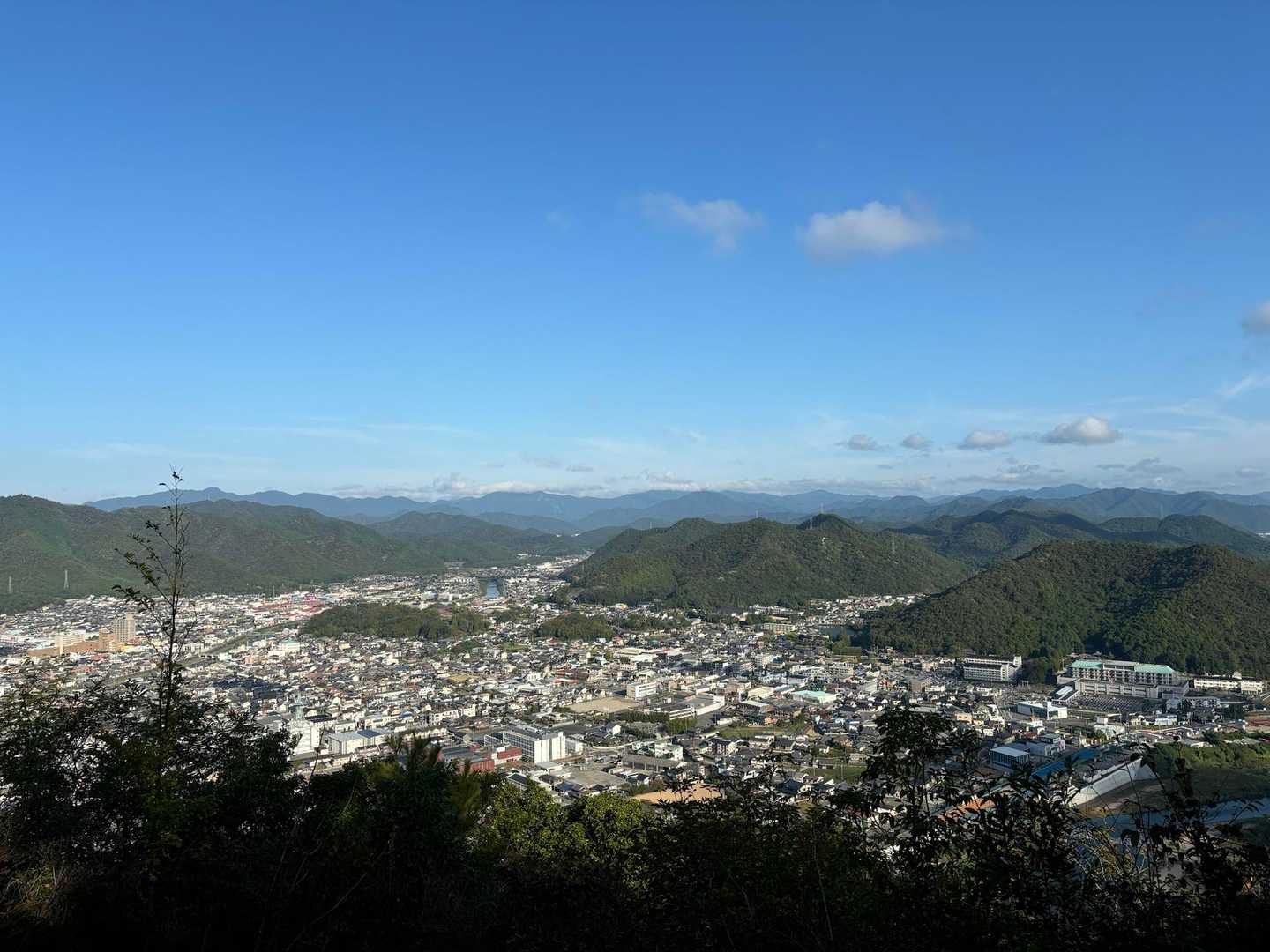 西脇市の町並み