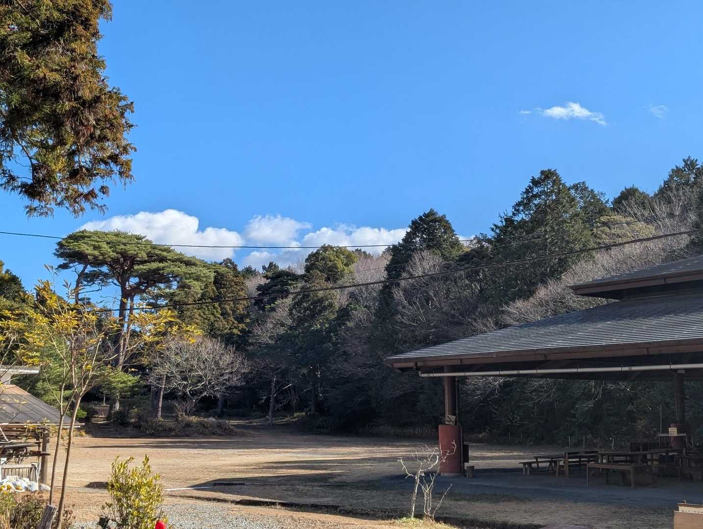 さがらの森キャンプ場。トイレもあります。