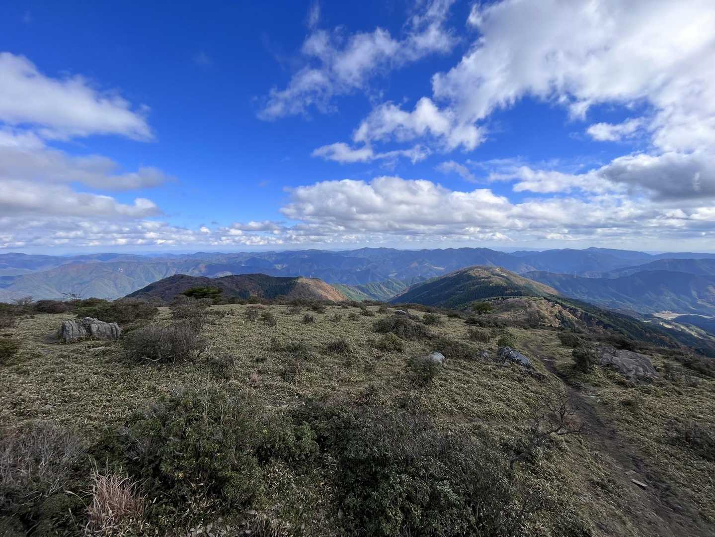生野高原登山口-達磨ヶ峰-フトウガ峰-段ヶ峰-杉山 往復コースの写真