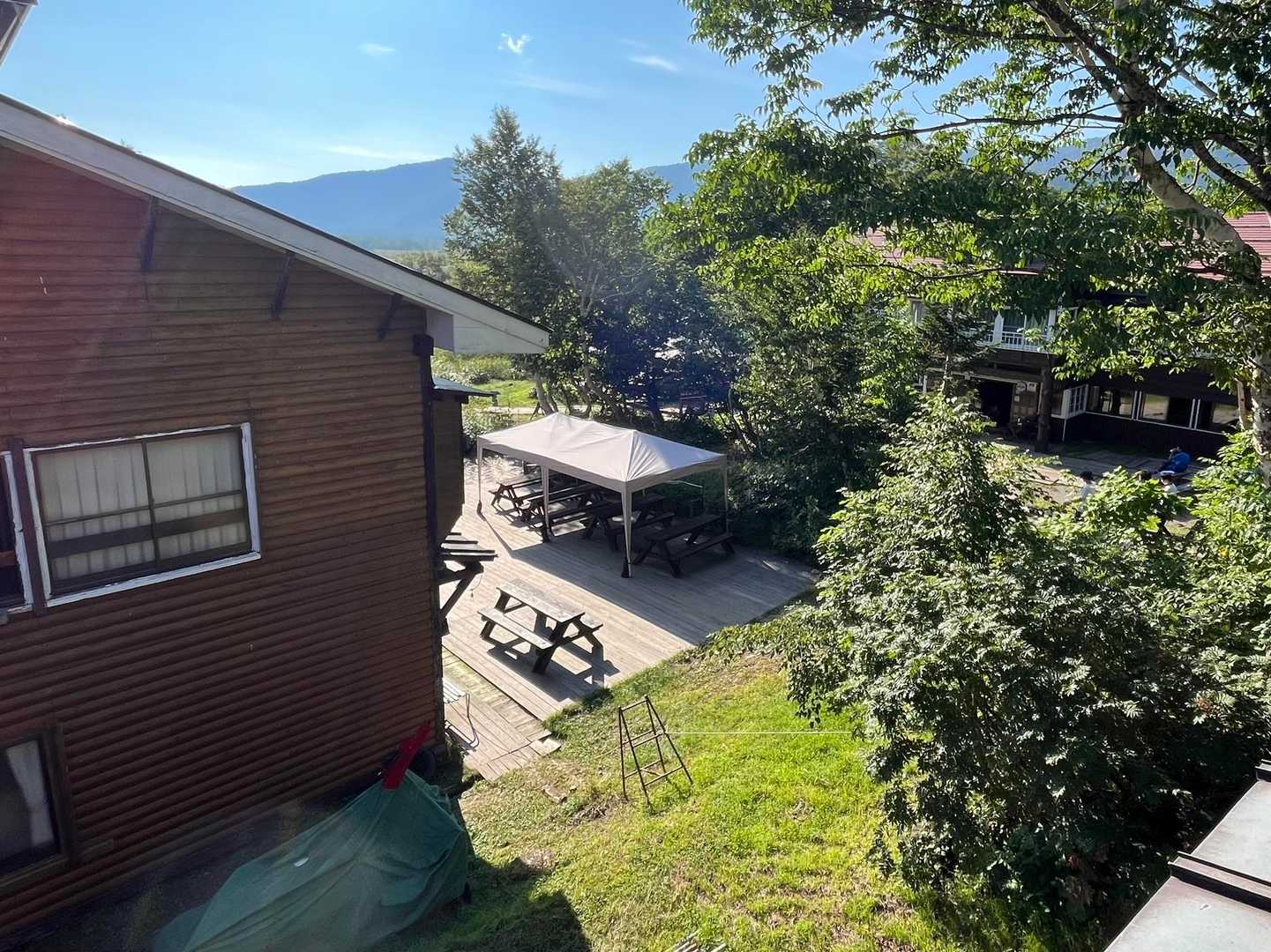 部屋からの眺め
原も至仏山も空も見れるならOK👍

お風呂に入って〜