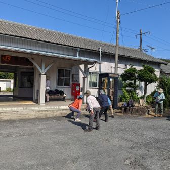 釜戸駅からウォーキングです。