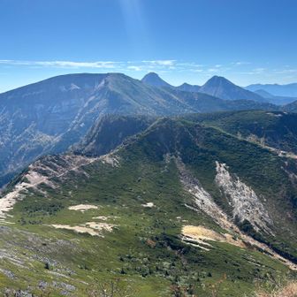赤岳、横岳、硫黄岳
硫黄岳まで行くつもりがなんかしんどいよねーというとで。。