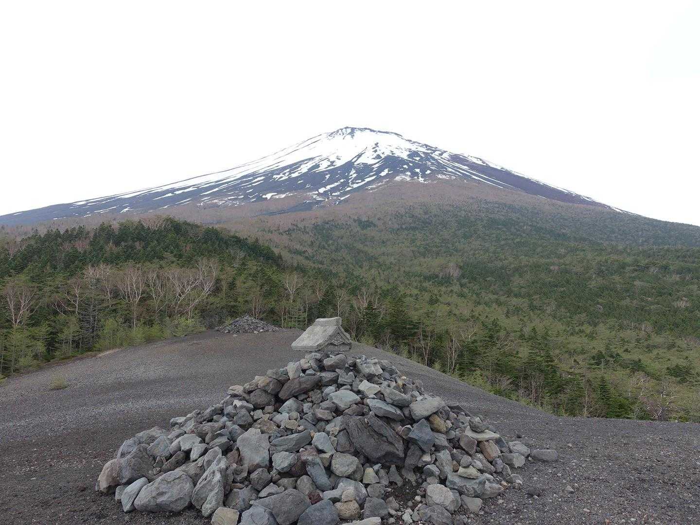 須走口五合目から原生林を抜けて、富士山頂・山中湖の絶景を手軽に楽しむの写真
