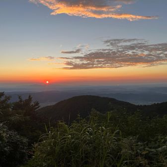女人堂からの夕日