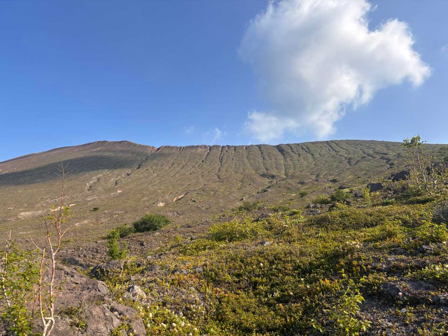 外輪を振り返る
ステキなお山だ