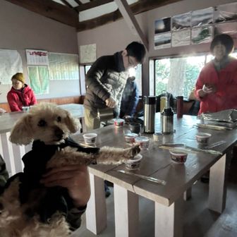 その後は、おしるこを振る舞っていただき、心も体も温まりました😋