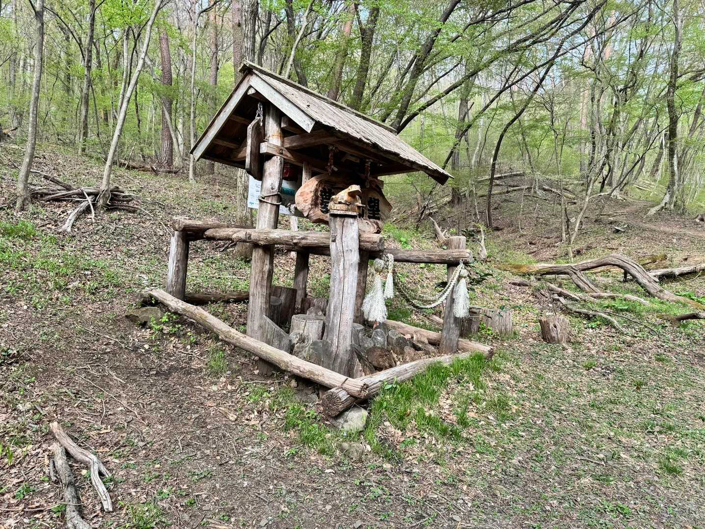 お花畑コース入口-出会いの鐘-天狗山-太夫柵登山口 周回コースの写真