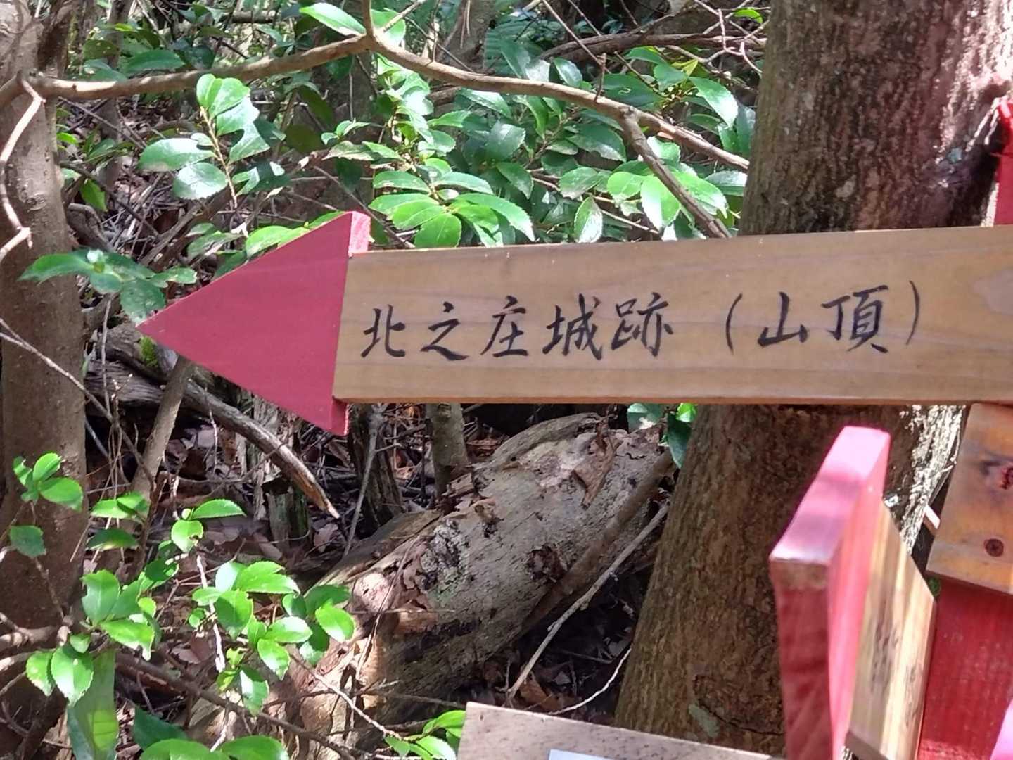 百々神社登山口-岩崎山-鶴翼山-西ノ丸-八幡神社登山口 縦走コースの写真