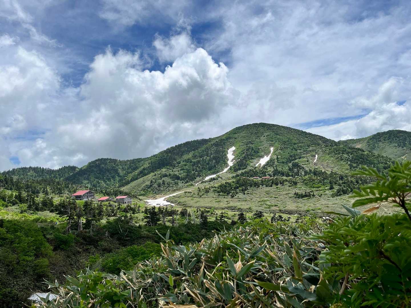 南竜山荘見えてきた🙌