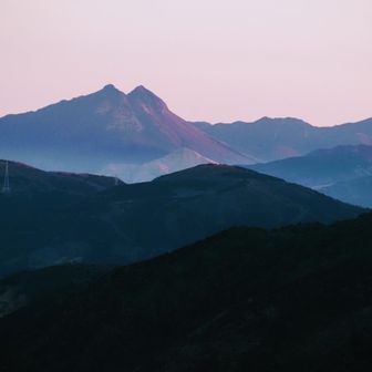 由布岳と鶴見岳