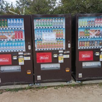 自販機が3台とも故障してたにゃ。
今日の摩耶山は機械の調子が悪い感じにゃ。