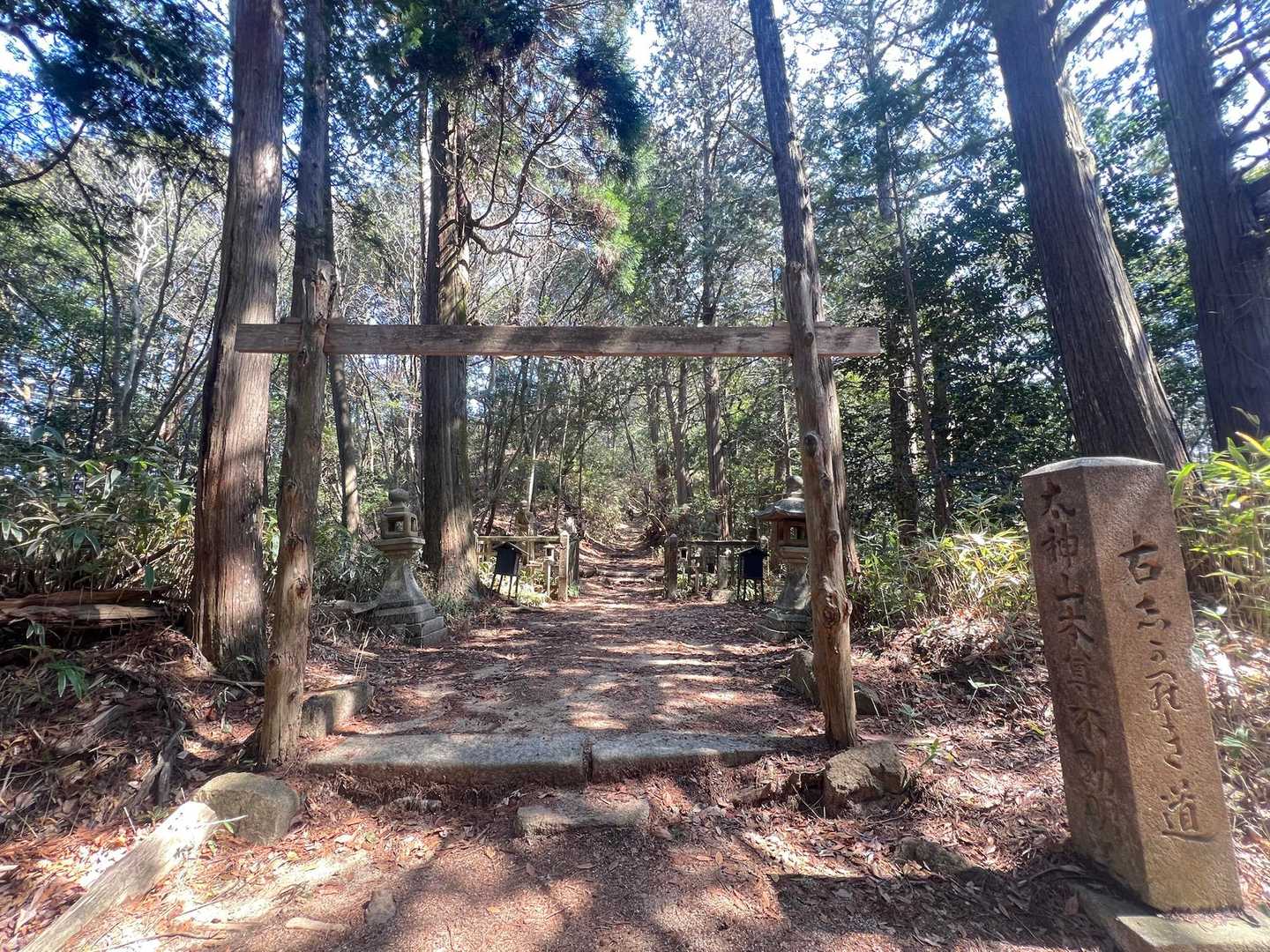 ここから太神山不動寺へ