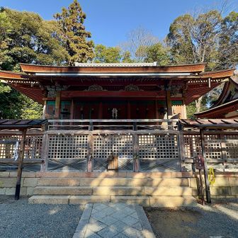 若宮社  男の厄除けの神さま
右手に見えるのは若宮殿社  女の厄除けの神さま