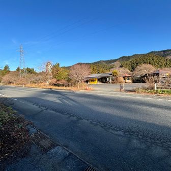 ようやく国道２８９号線へと、降りてまいりました〜！

このまま左手側に歩いて行くと、元の集落へと戻ります。