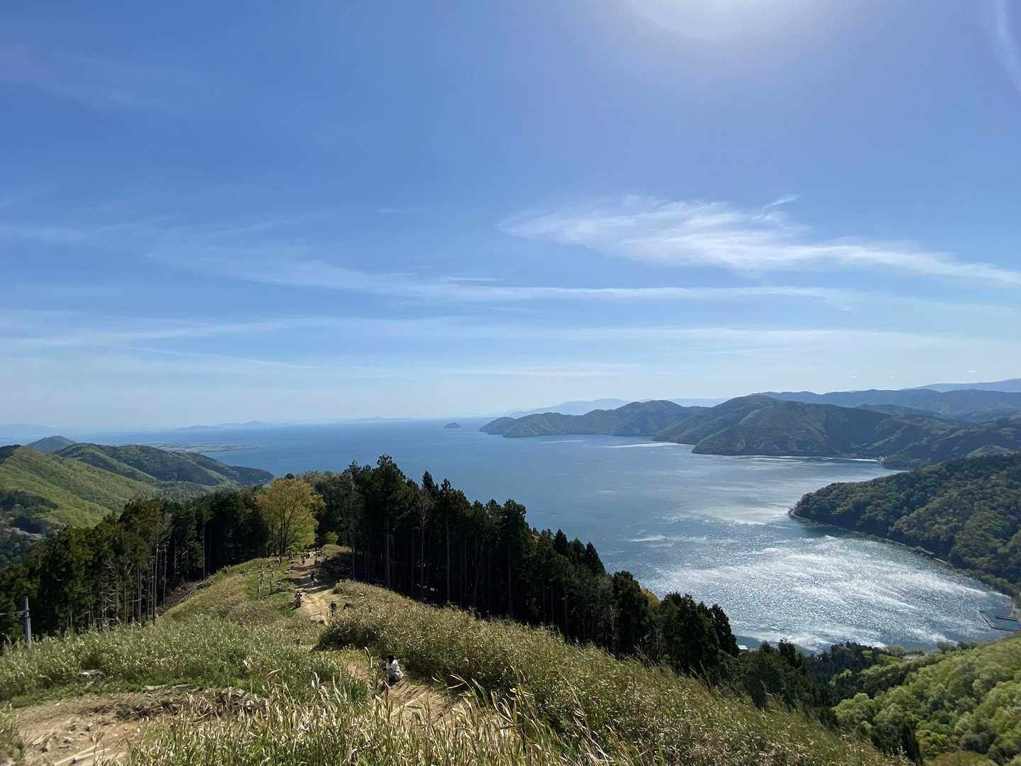 奥琵琶湖、湖面がキラキラ✨✨