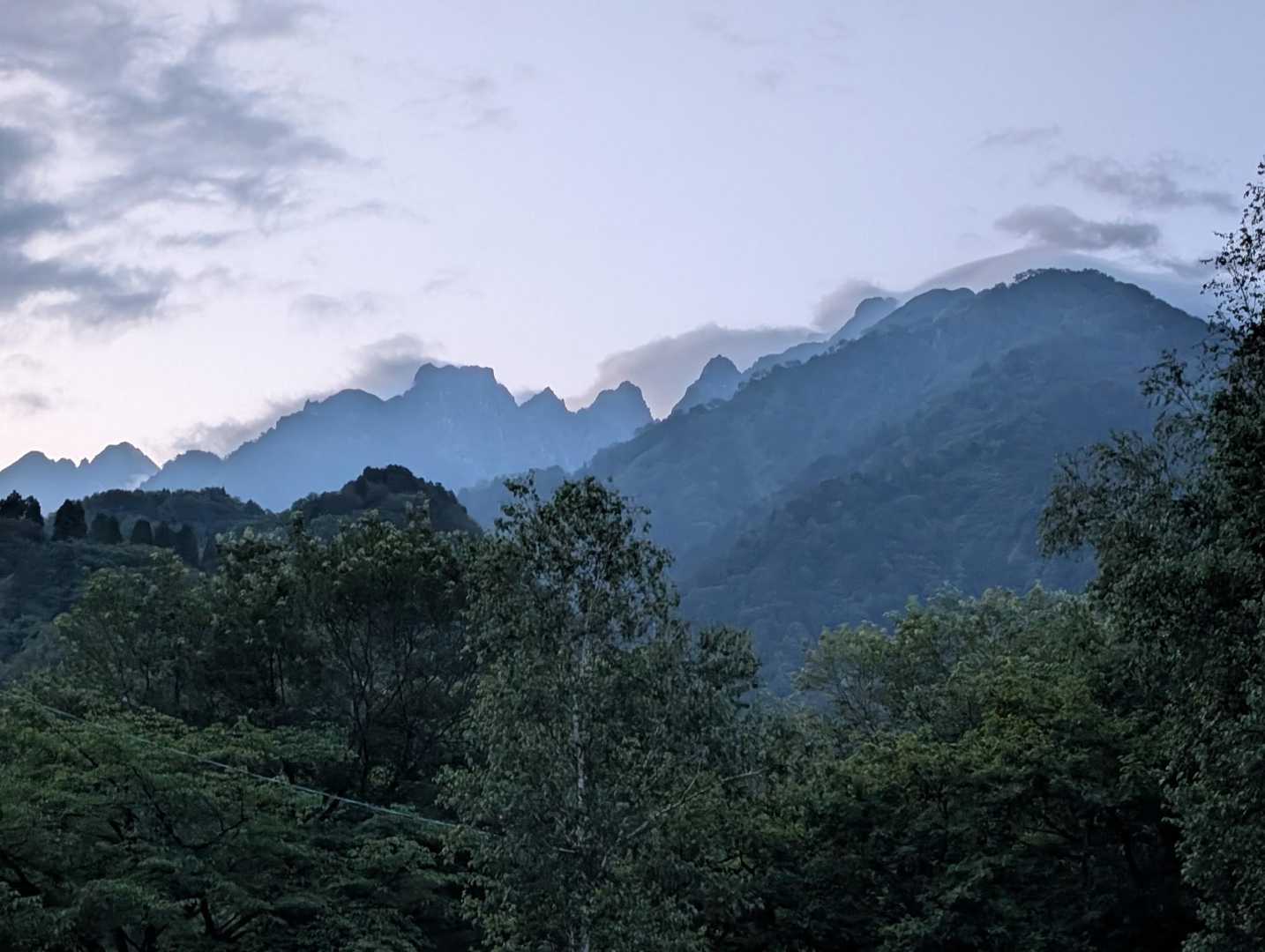 スタートして直ぐにこの景色