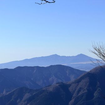 向こうは愛鷹山かな。