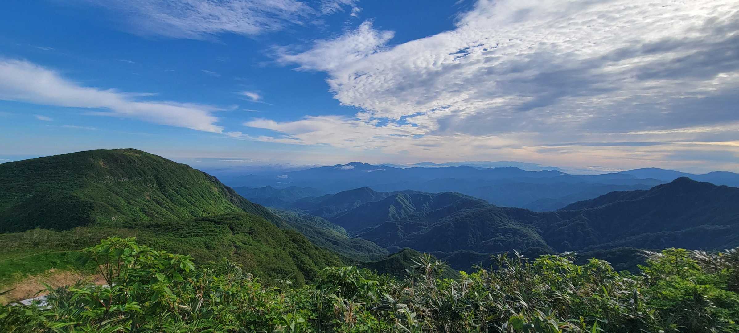 守門岳-大岳-保久礼登山口 縦走コースの写真
