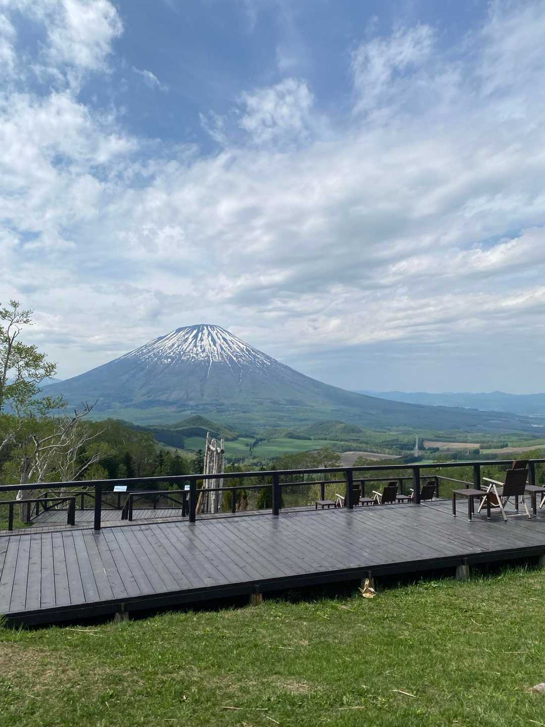 尻別岳登山道入口-橇負山 往復コースの写真