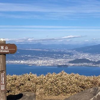 金冠山からもバッチリ。