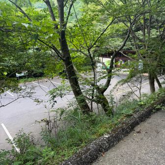 神原駐車場に到着。GOAL。