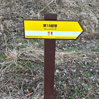 ここを行けば18経塚への近道で12枚目の地点につながってます