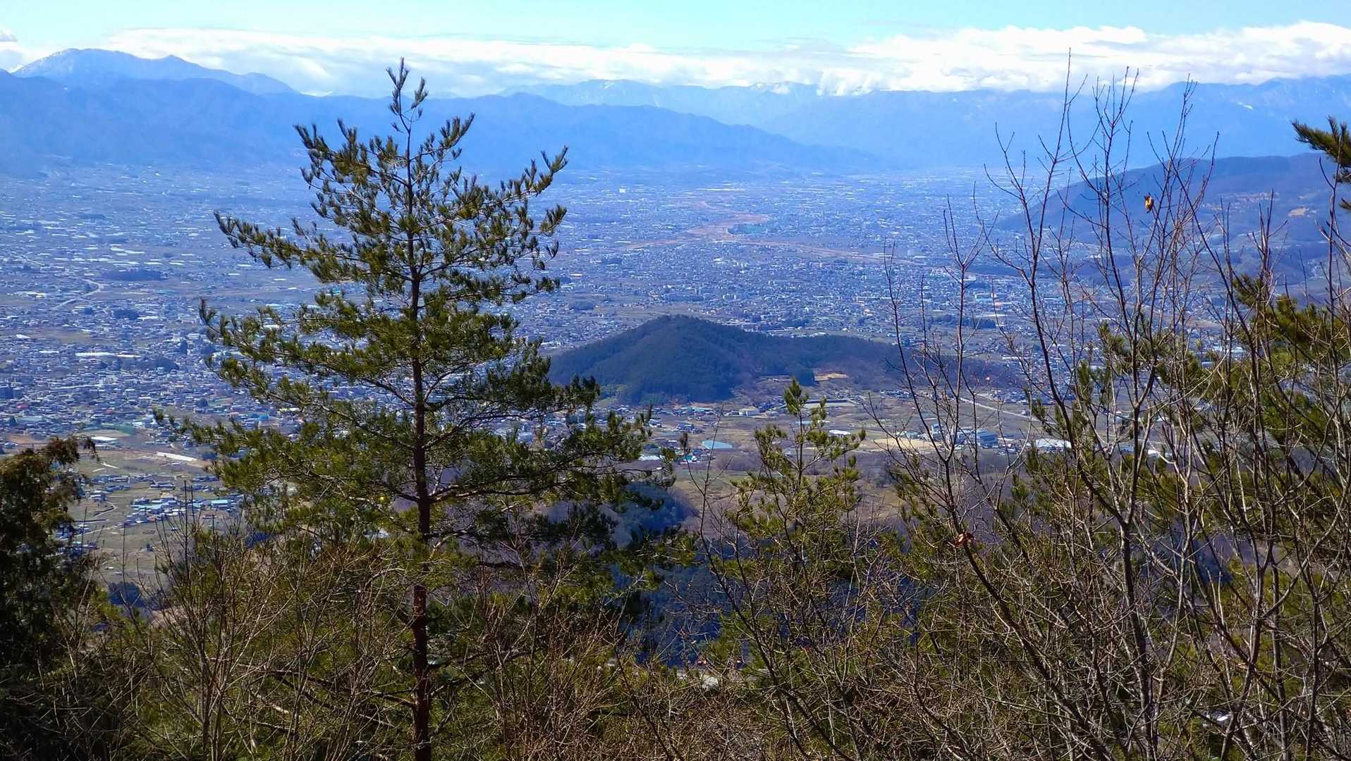 小倉山 往復コースの写真