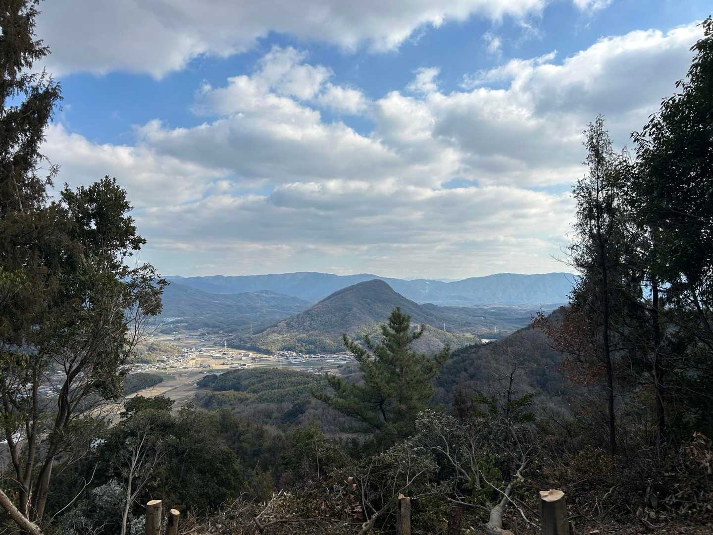 鬼ヶ臼山 登山口-山神大明神-鬼ヶ臼山 往復コースの写真