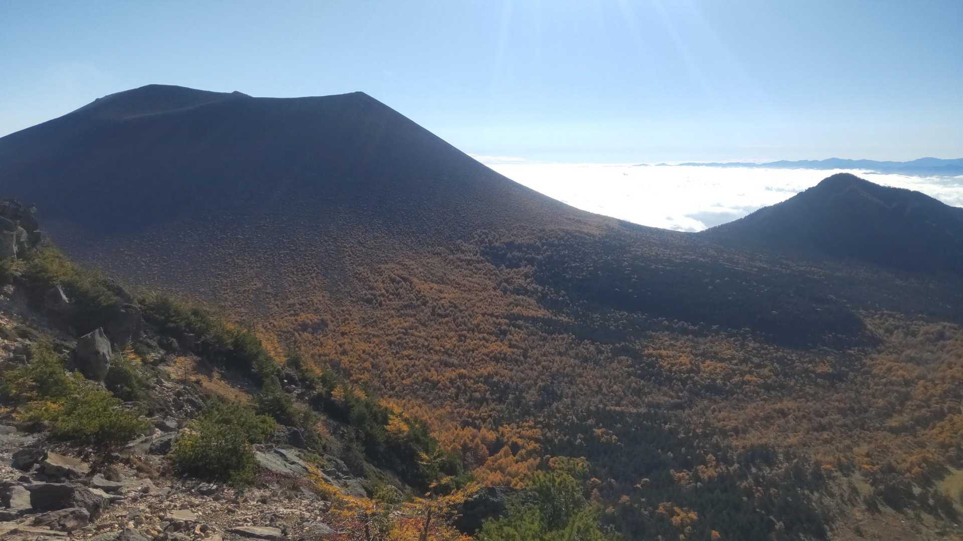 どっしりと浅間山⛰️