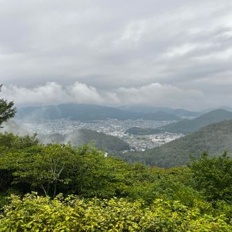 三田洞展望台からの景色☁️
福井方面の状況が気になります🥹