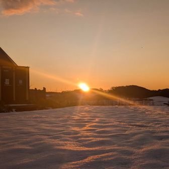 冬は冬で日の出🌅が綺麗✨